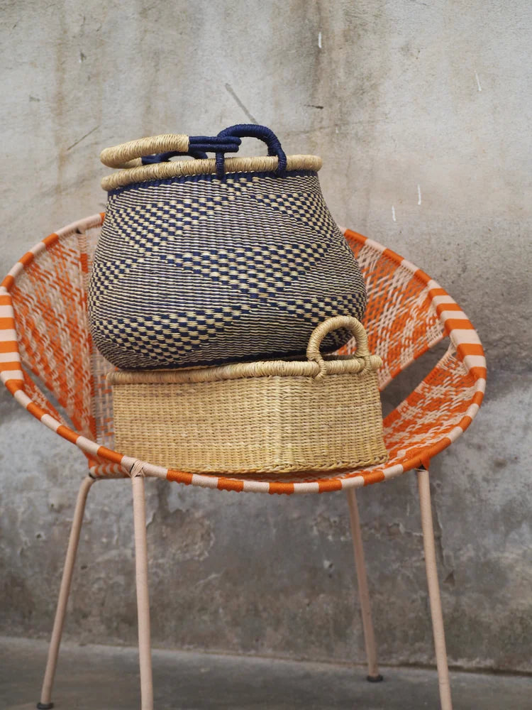 Zoore Check Check Pattern Basket