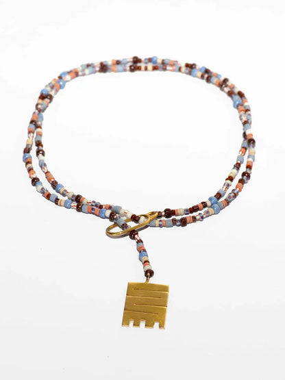 Abrabo Necklace Nude