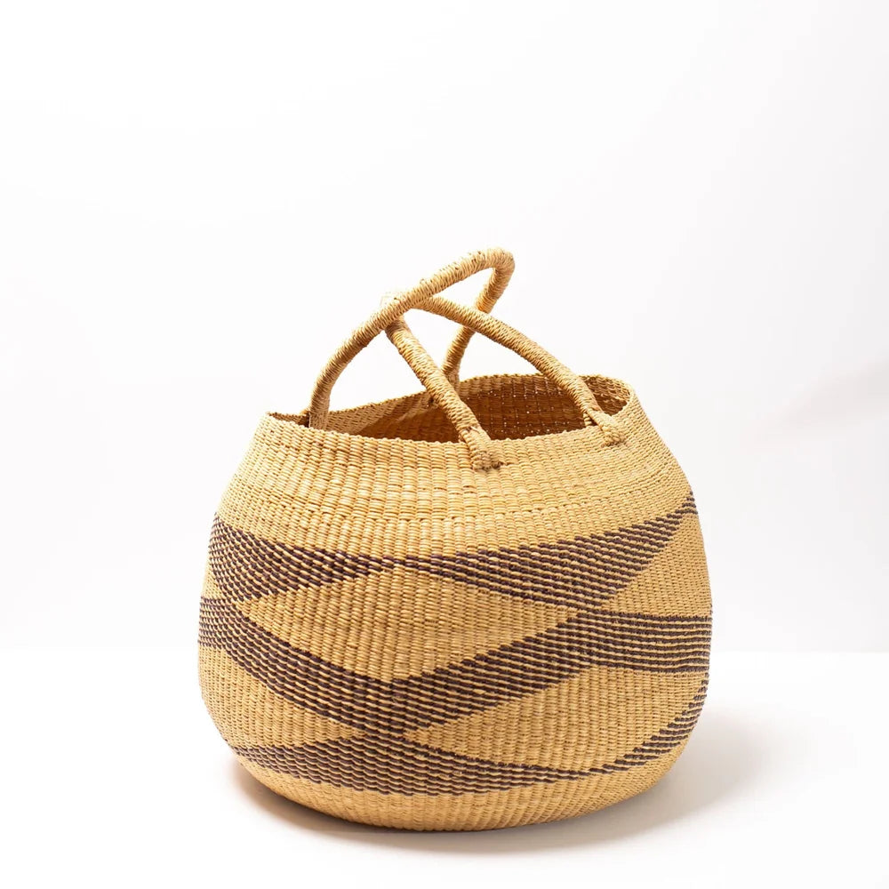 Bolo Basket with Diamond Pattern