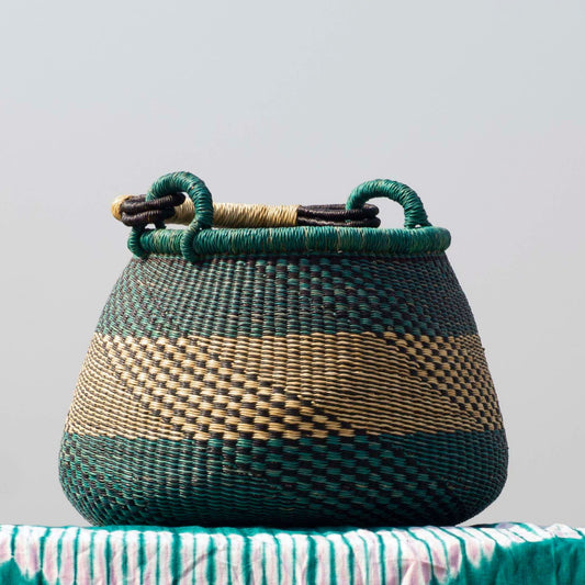 Zoore Check Check Peacock Pattern Basket