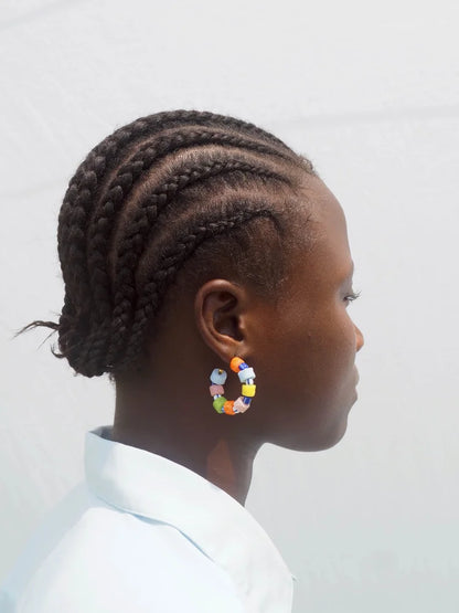 Mini Ada Earrings Rainbow