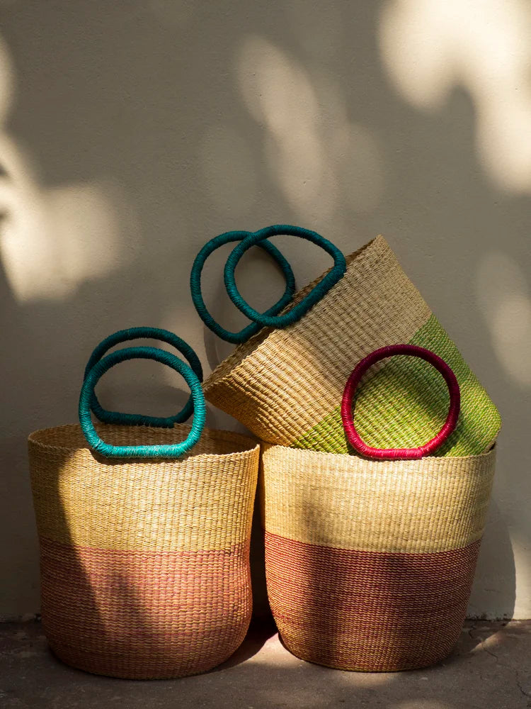 Toma Basket in Green