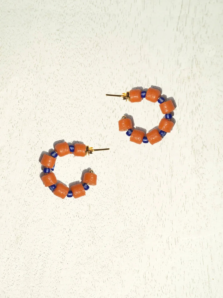 Mini Ada Earrings Orange