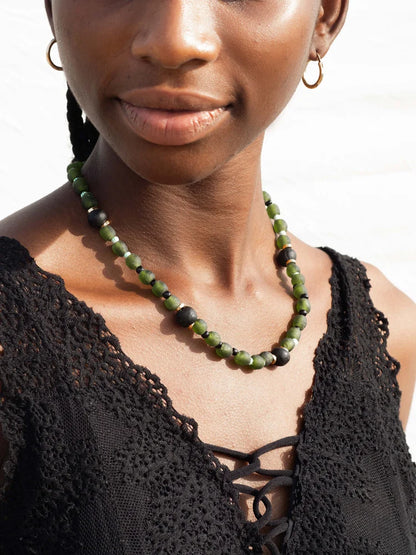 Alewa Necklace in Green