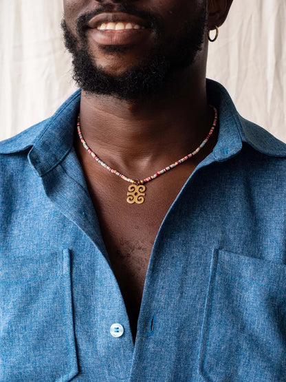 Yina Necklace Long - Mixed Colours