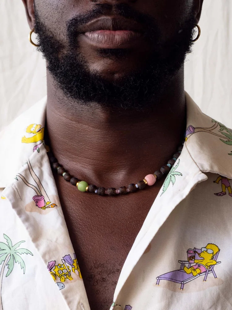Alewa Necklace in Brown