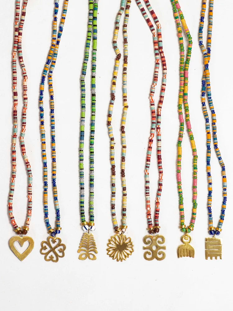 Yina Necklace Long - Mixed Colours