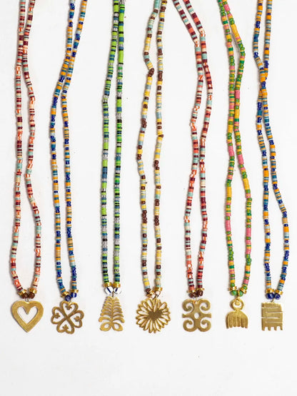 Yina Necklace Long - Mixed Colours