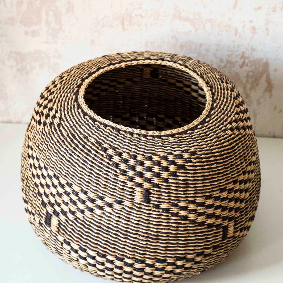 Aduko Black/Natural Pattern Basket