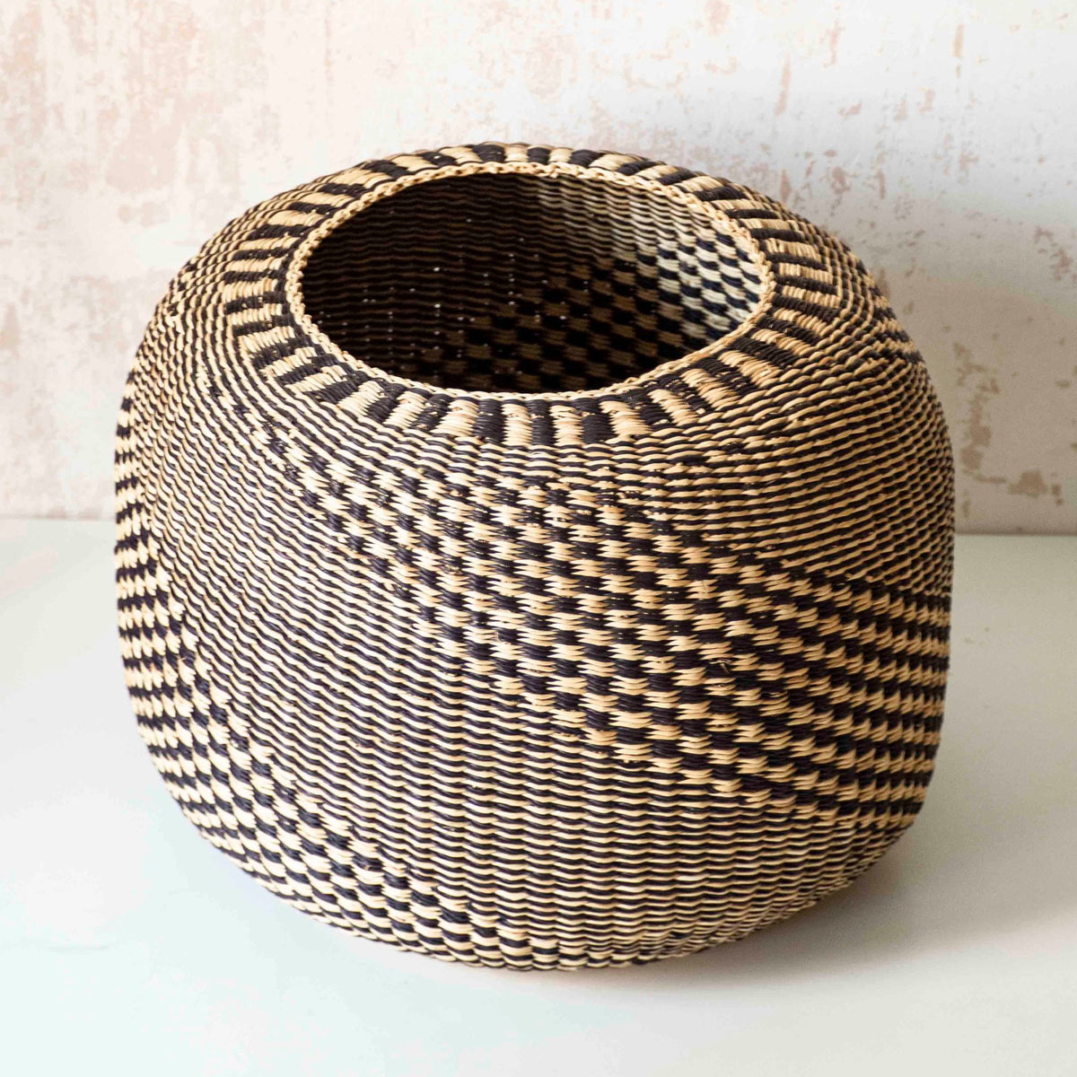 Aduko Black/Natural Pattern Basket