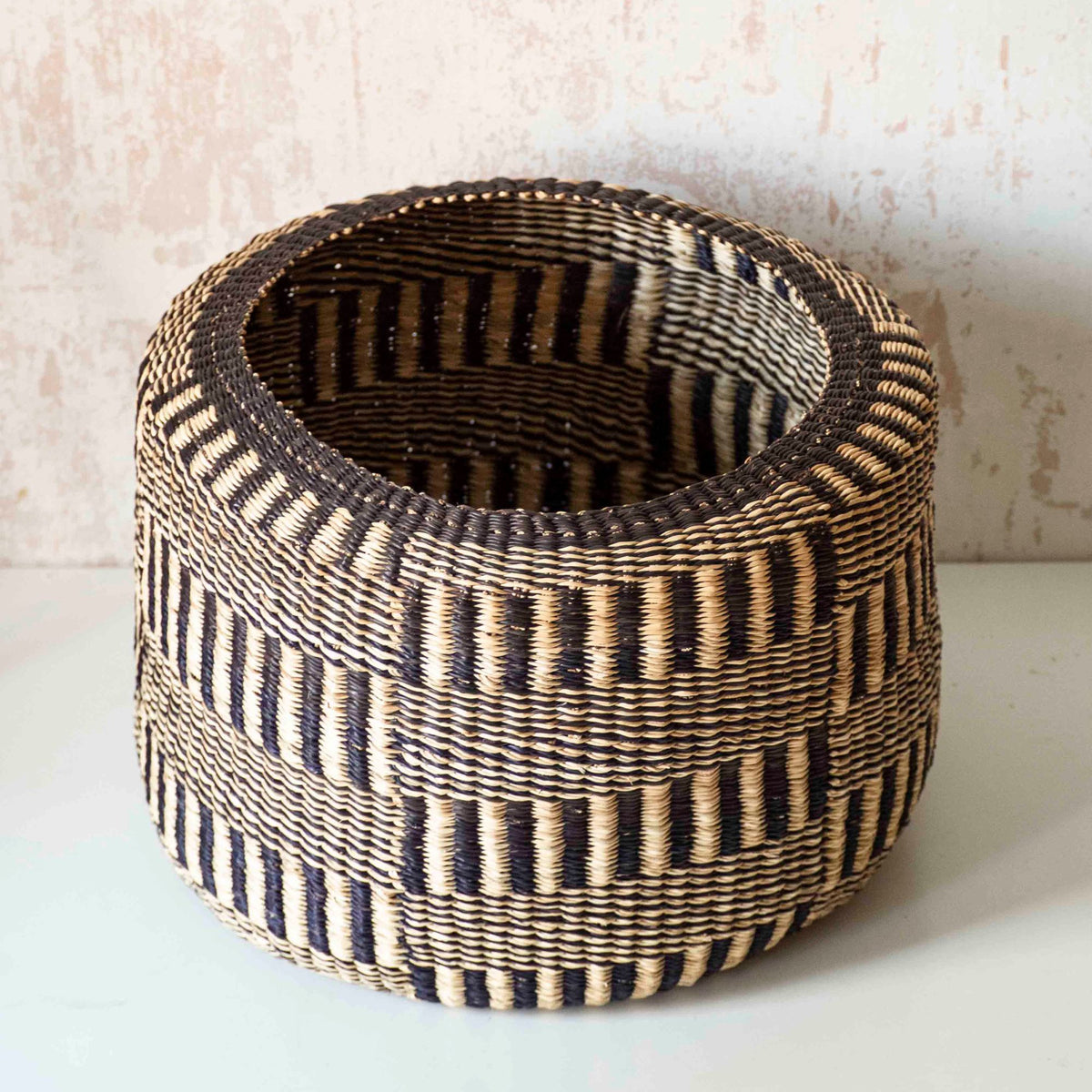 Aduko Black/Natural Pattern Basket