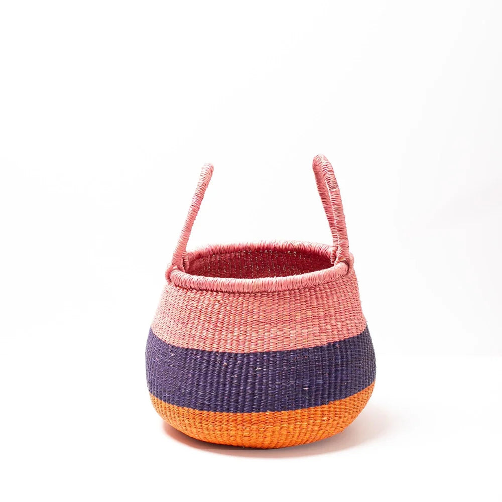 Bolo Colour Block Basket With Handles