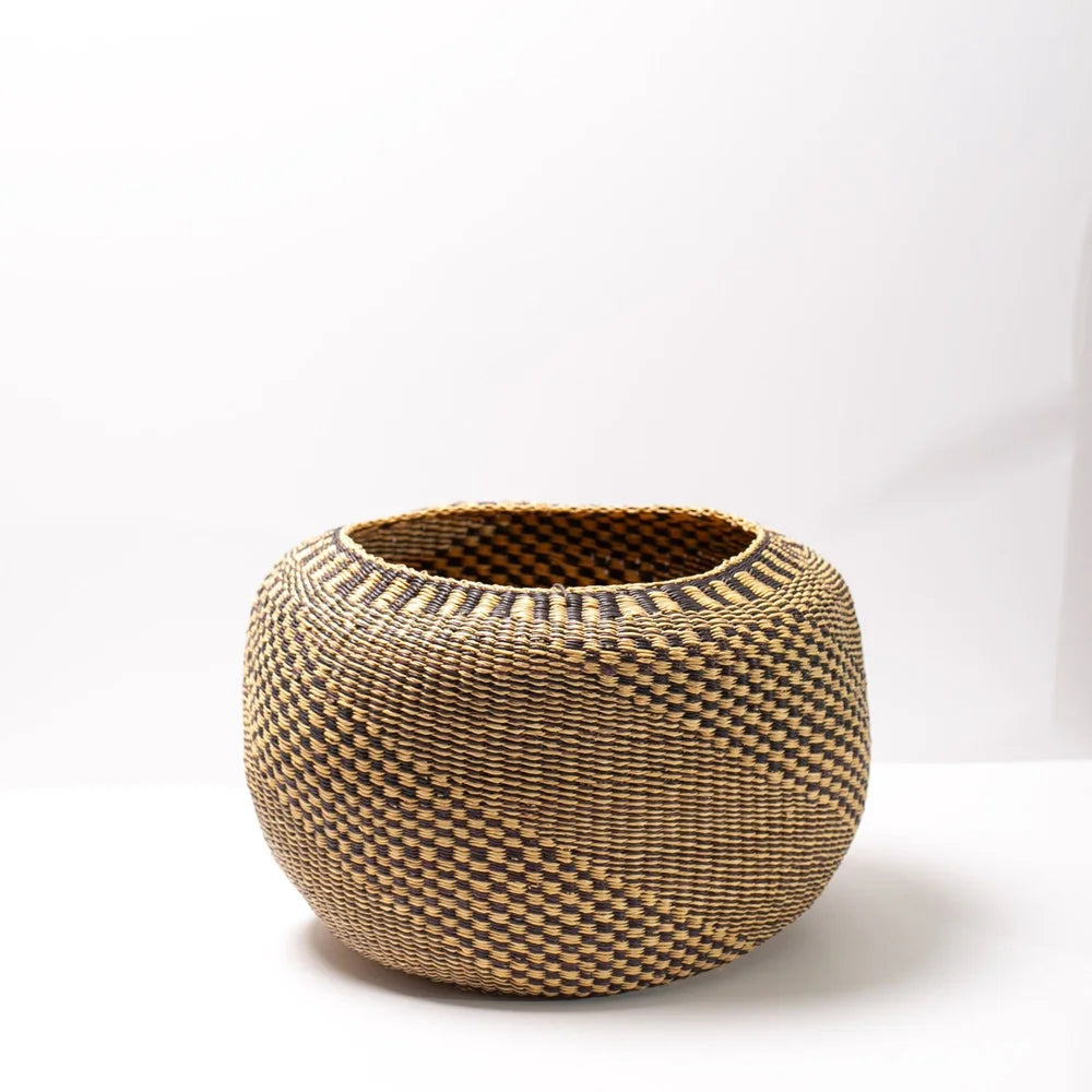 Aduko Black/Natural Pattern Basket